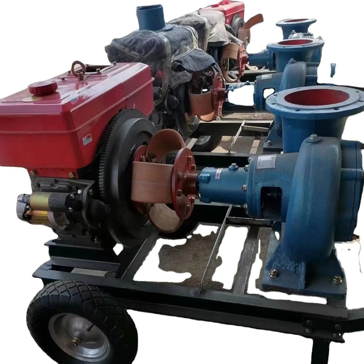 Large Flow Low Fuel Consumption 6 Inch 18 Horsepower Diesel Engine Unit